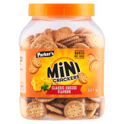Parker’s Mini Crackers Classic Cheese 227g