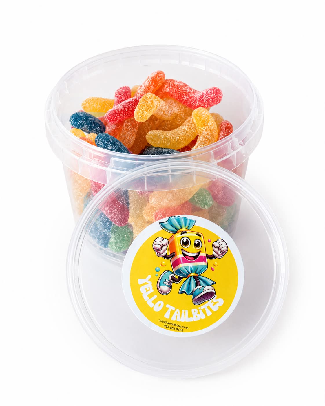Yello Tailbites Sour Worms Jellies – 250g