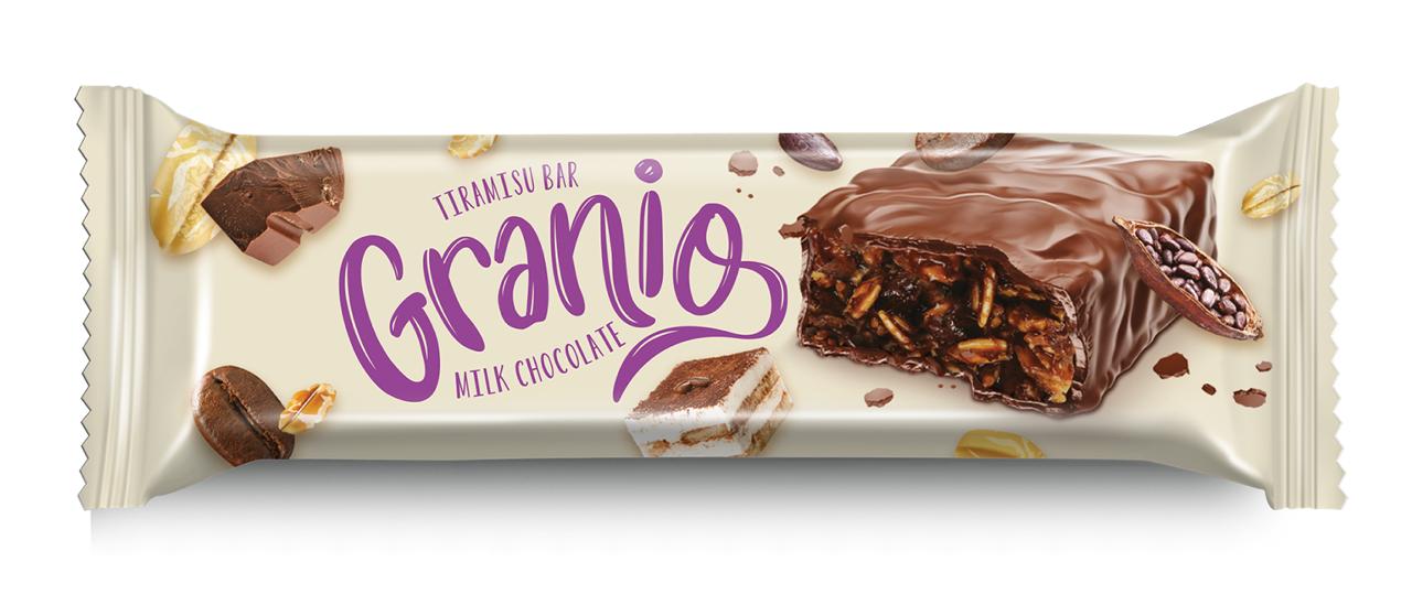 Granio Tiramisu Bar Milk Chocolate 30g