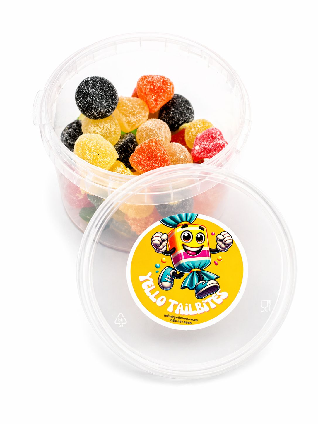 Yello Tailbites Giant Sugar Jubes South African sweets