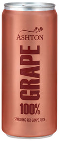 Ashton sparkling red grape juice 300 ml can