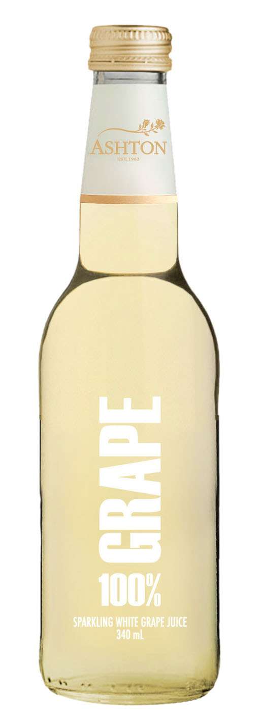 Ashton sparkling white grape juice 340 ml bottle