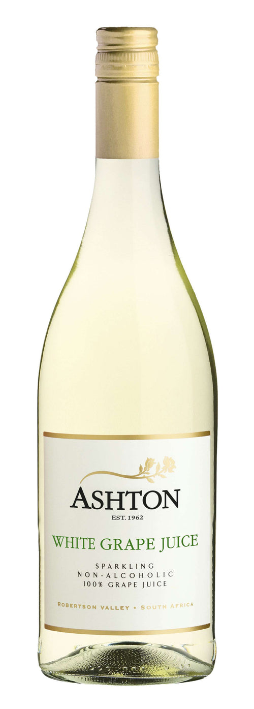Ashton sparkling white grape juice 750 ml screw-top bottle